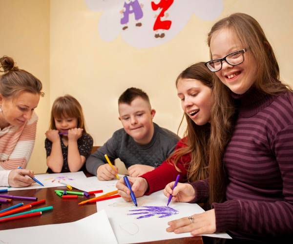 NDIS Participants engaging in skill-building and social programs 